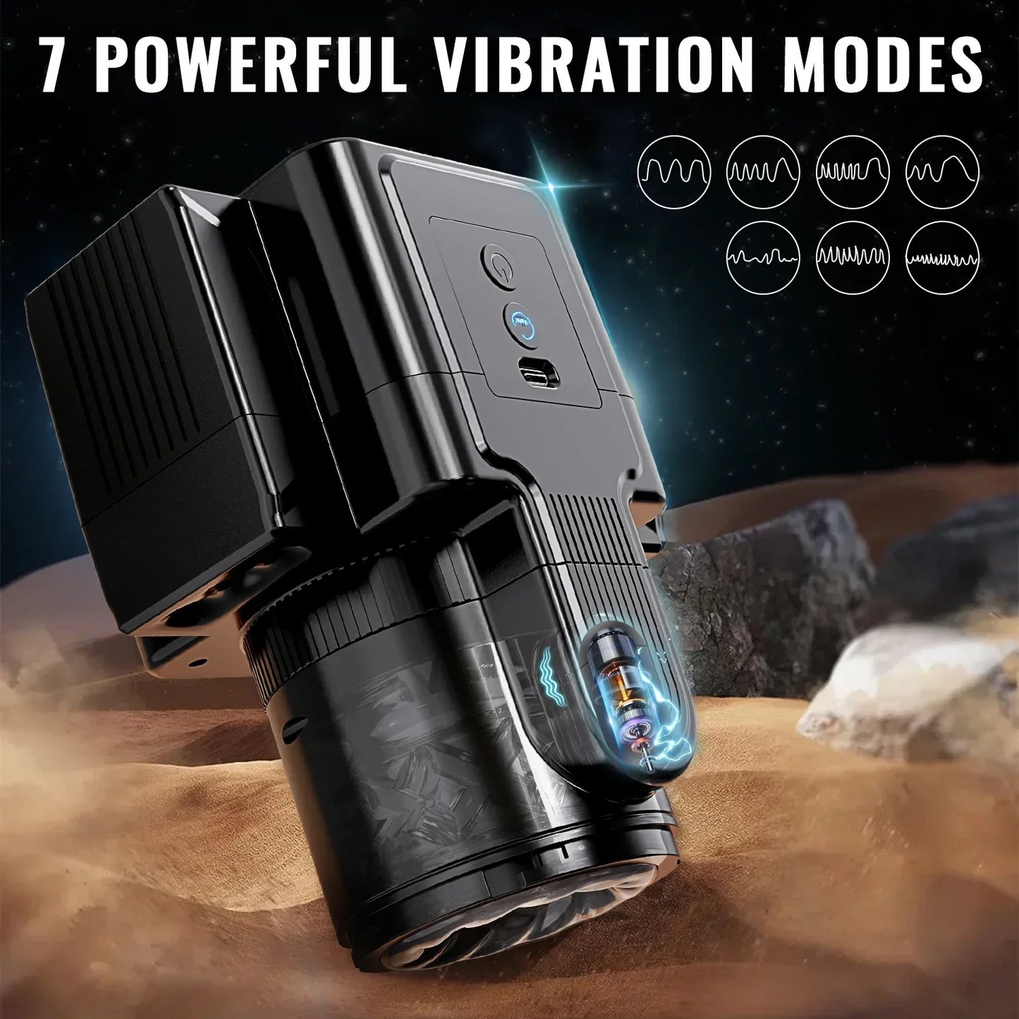 Retractable Male Masturbator Automatic Piston Masturbator For Men Adult Sex Toys