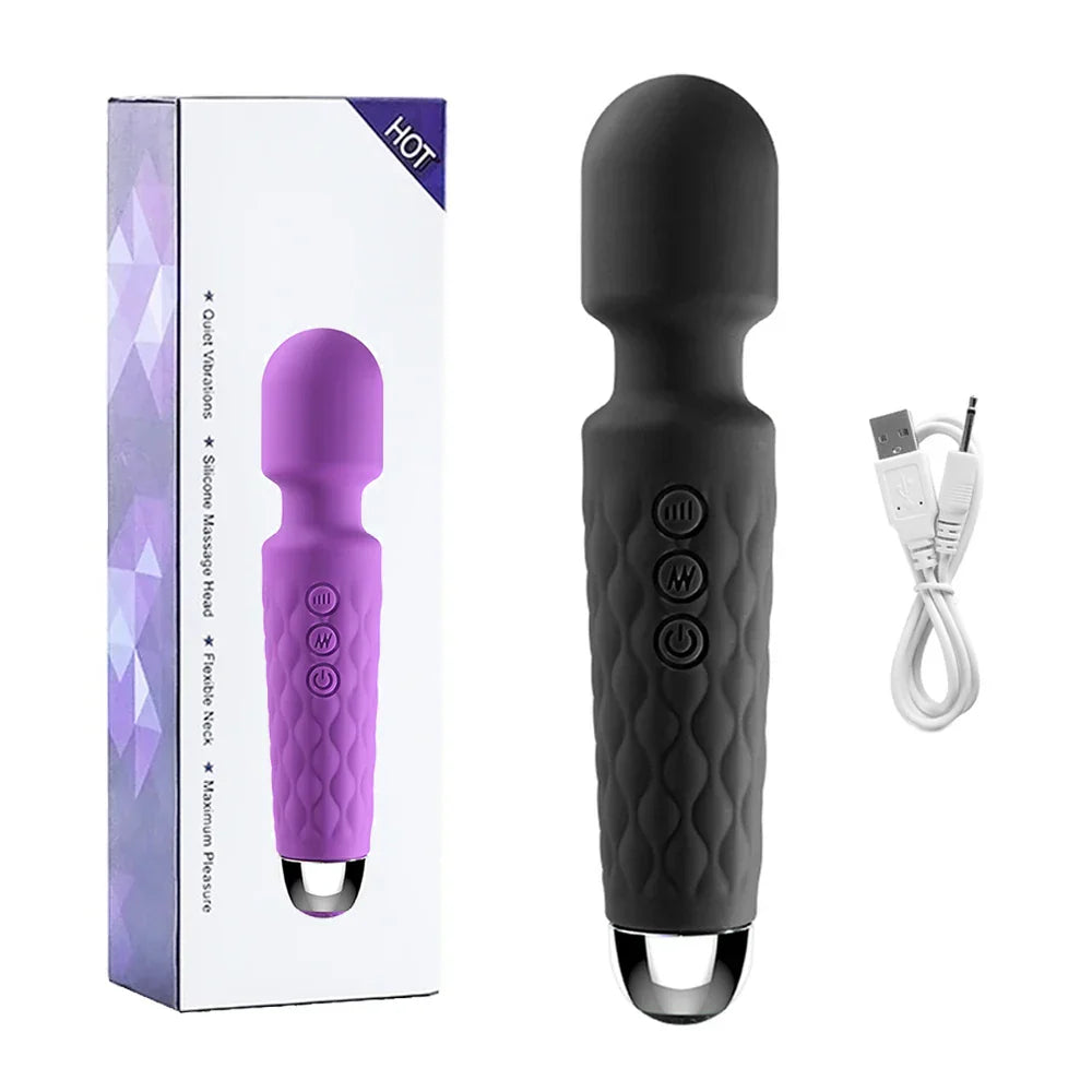 ของเล่นทางเพศไวเบรเตอร์สำหรับผู้หญิงและเครื่องกระตุ้นคลิตอริสสำหรับผู้ใหญ่ที่ทรงพลังสำหรับเครื่องนวดซิลิโคนแสนมหัศจรรย์