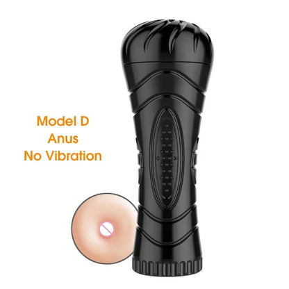 Silicone Fleshlight for Men Adult Sex Toy Masturbator with Vibrator Penis Sleeves for Adult