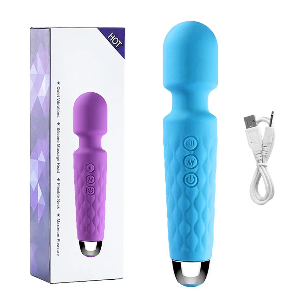 ของเล่นทางเพศไวเบรเตอร์สำหรับผู้หญิงและเครื่องกระตุ้นคลิตอริสสำหรับผู้ใหญ่ที่ทรงพลังสำหรับเครื่องนวดซิลิโคนแสนมหัศจรรย์