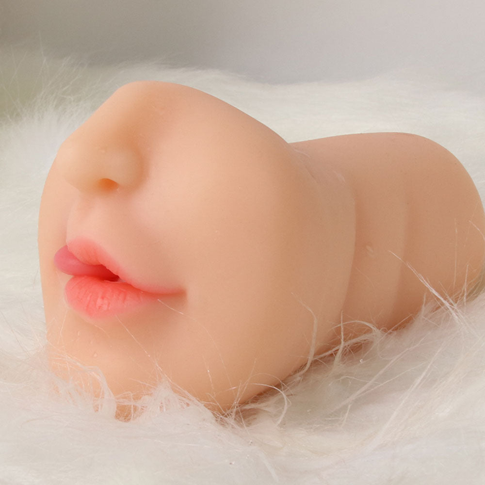 3D Realistic Oral Masturbation ชายคอหีเพศช่องคลอดจริง Pussy Sextoy สำหรับชาย3ใน1 Masturbstor ผู้ใหญ่อมควย sex Choop
