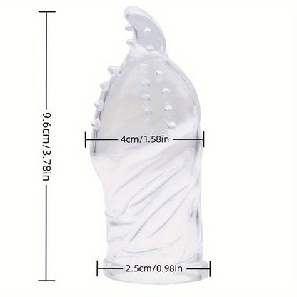 TPE Glan Cover Penis Sleeve Delay Ejaculation G-spot Stimulation adult Sex Toys For Men And Women