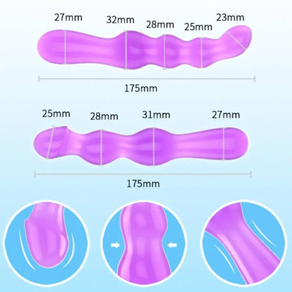 5 รูปแบบลูกปัดทวารหนัก นุ่มนวล นวดต่อมลูกหมาก อุปกรณ์เสริมทางเพศทวารหนักสำหรับผู้หญิง ช่วยสำเร็จความใคร่