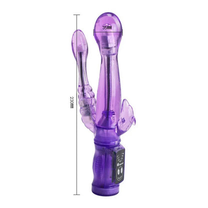 เครื่องสั่นกระต่าย 6 สปีด. เครื่องสั่น G-spot กันน้ำสองฟังก์ชัน. ของเล่นเซ็กส์วัสดุอ่อนนุ่มมาก. ผลิตภัณฑ์ทางเพศ