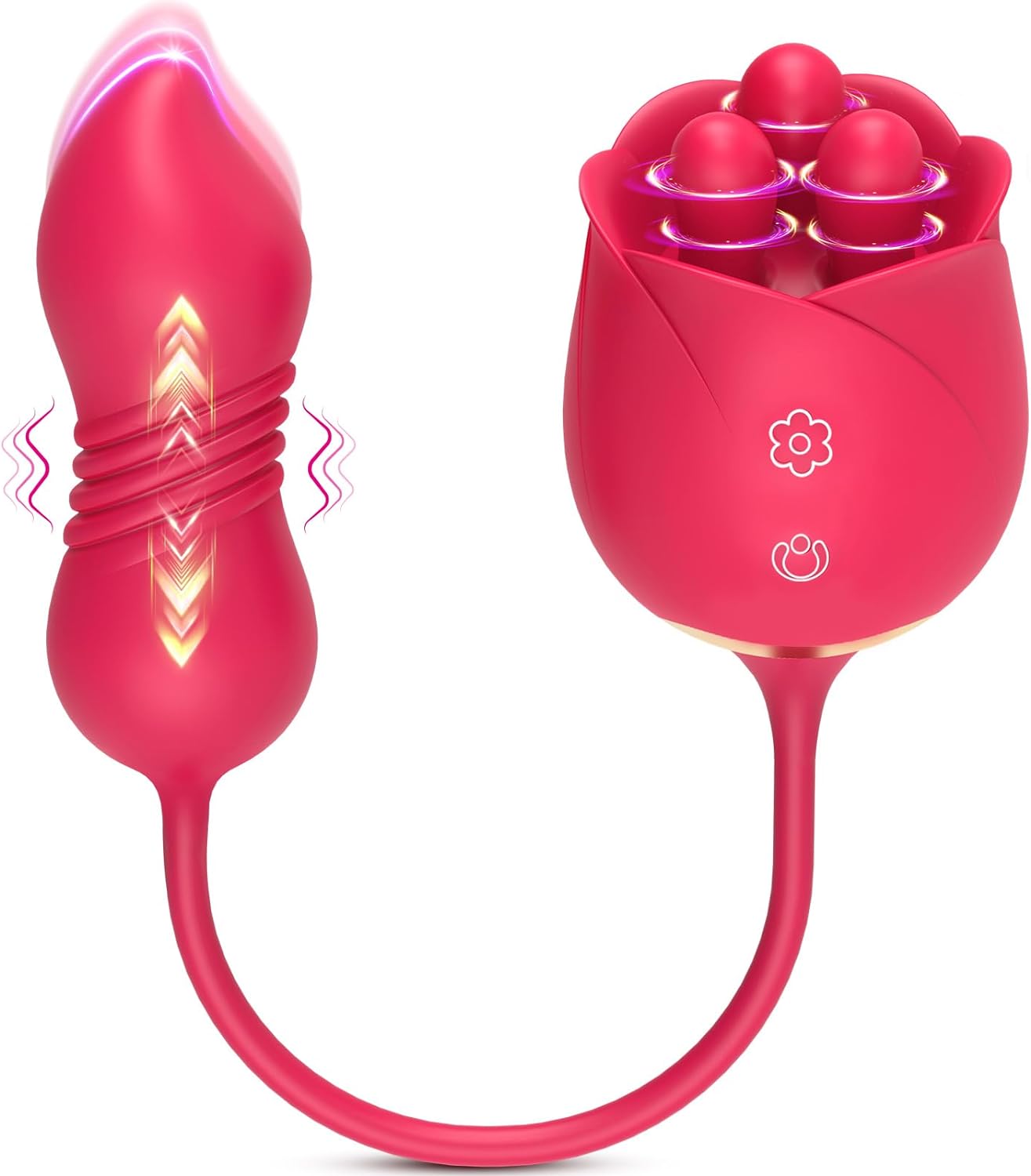 ของเล่นทางเพศ Rose Dildo Vibrator - กุหลาบของเล่นทางเพศ Dildos สอดใส่. เครื่องสั่น Fondling ของเล่นสำหรับผู้ใหญ่. เครื่องสั่นสำหรับผู้หญิง กระตุ้นคลิตอริส. อุปกรณ์กระตุ้นความสุขทางเพศสำหรับคู่รัก. Consoladores Vibradores