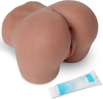 ของเล่นทางเพศชาย ช่องคลอดเทียมแบบพกพา ของเล่นทางเพศสำหรับผู้ชาย เครื่องช่วยสำเร็จความใคร่ชาย สะโพกจำลองสตรีพกพา ของเล่นทางเพศชาย ของเล่นผู้ใหญ่ ตุ๊กตายางพร้อมช่องคลอด ของเล่นทางเพศชายสำหรับทวารหนัก พร้อม 2 รูเพื่อให้ผู้ชายถึงจุดสุดยอด