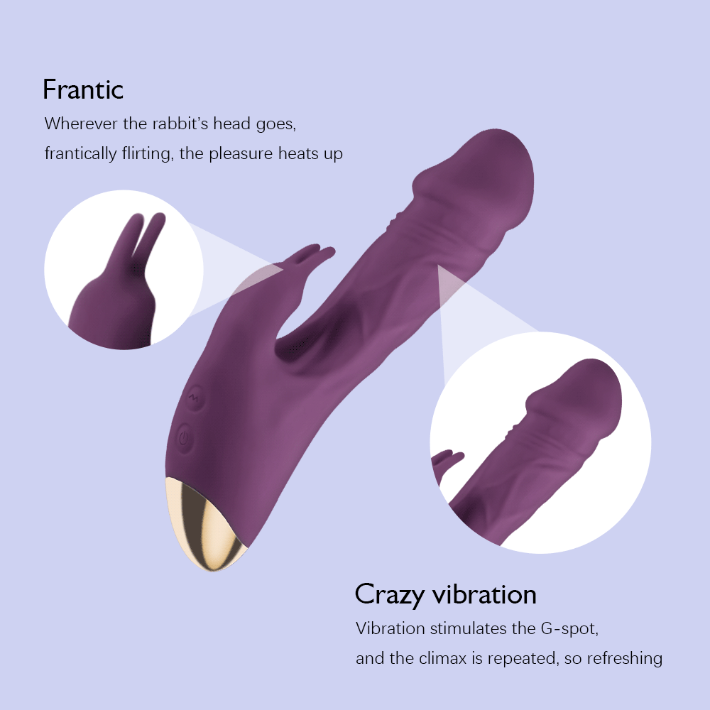 เครื่องสั่น 7 สปีดสำหรับช่องคลอดสตรี อุปกรณ์นวด G-Spot ช่วยกระตุ้นคลิตอริสและสำเร็จความใคร่สำหรับผู้หญิง