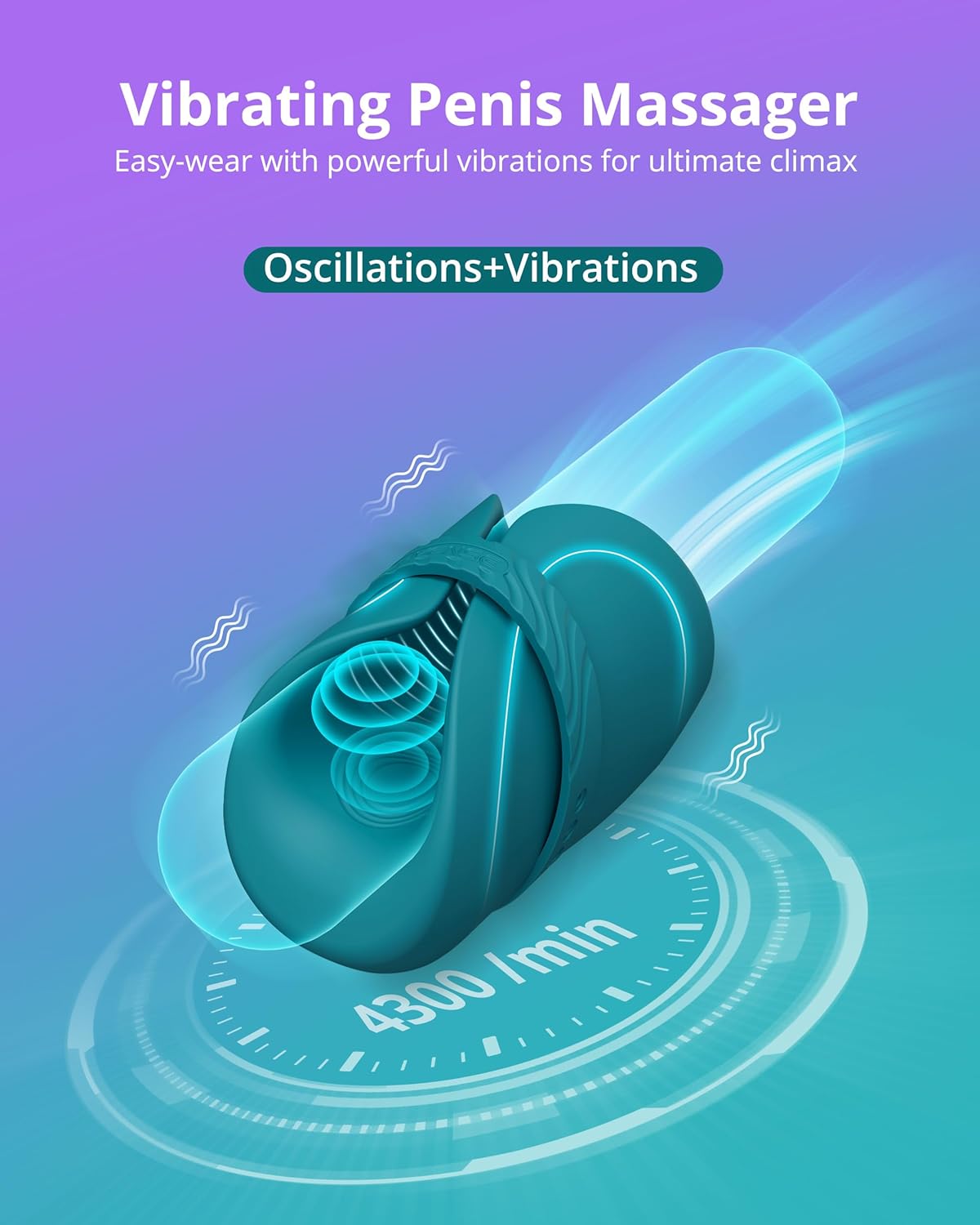LOVENSE Gush 2 อุปกรณ์ช่วยสำเร็จความใคร่ชายแบบอัตโนมัติแบบ Stroker ของเล่นและเกมสำหรับผู้ใหญ่แบบสั่นและแกว่งพร้อมการควบคุมระยะไกลผ่านแอปสำหรับฝึกความทนทาน เครื่องนวดสั่นสำหรับอวัยวะเพศชาย ห่วงรัดองคชาตพร้อมตัวล็อคที่ปรับได้