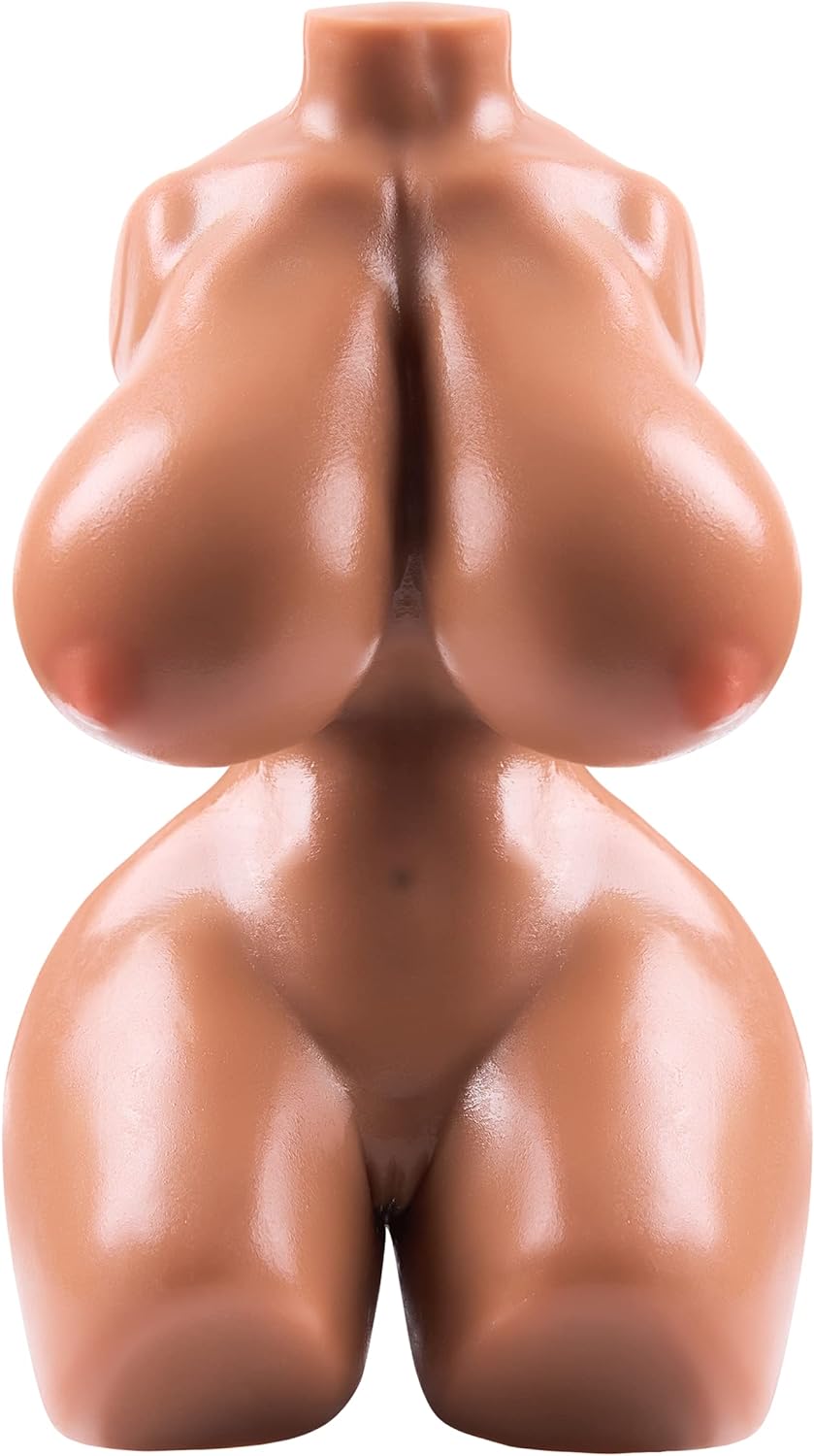 1.9 LB 3 in 1 Sex Dolls Torso Pocket Pussy Ass for Men Sexdoll with Big Boobs Male Masturbator Realistic Vagina Adult Sex Toys for Lesbian Orgasm