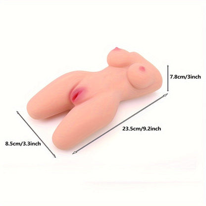 หุ่นสําเร็จความใคร่ชายหนัก 1.54 ปอนด์ รูปทรงลำตัวผู้หญิงเหมือนจริงพร้อมหน้าอกใหญ่ ช่องคลอดและทวารหนัก หุ่นลำตัวสำเร็จความใคร่ชายเหมือนจริง ของเล่นทางเพศสำหรับผู้ใหญ่สำหรับผู้ชาย