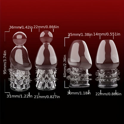 Men's Wolf Teeth Penis Sleeve Penis Cover Add More Fun And Excitement For Men Women Couples Adult Erotic Supplies Penis Ring