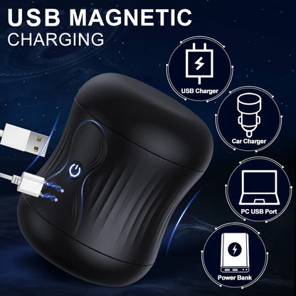 Male Organ Massage Masturbators For Men Open Male Masturbators Cup 3D Tunnel Pocket Pussy Stroker 10 Vibration Modes