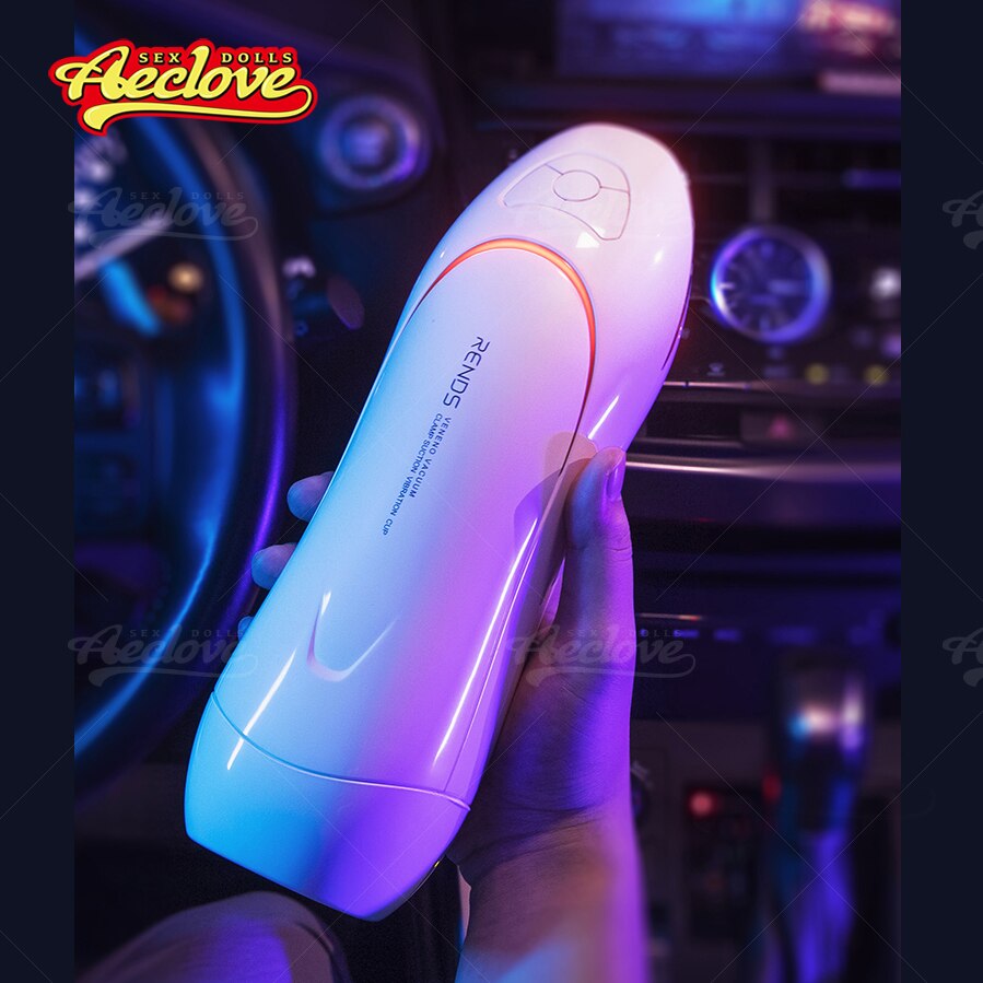 Aeclove เครื่องช่วยตัวเองแบบอัตโนมัติ ถ้วยช่วยตัวเองสำหรับผู้ชาย Homme Masturbator ช่องคลอดเทียม TPE สมจริง ของเล่นทางเพศสำหรับผู้ชาย