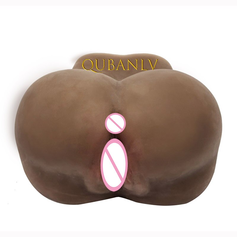 สีดำผู้ใหญ่ตุ๊กตายางหนังซิลิโคน Masturbation Tools ชายใหญ่ตูดช่องคลอดประดิษฐ์ Cat หน้าอกเซ็กซ์ทอย Suppliesxxx