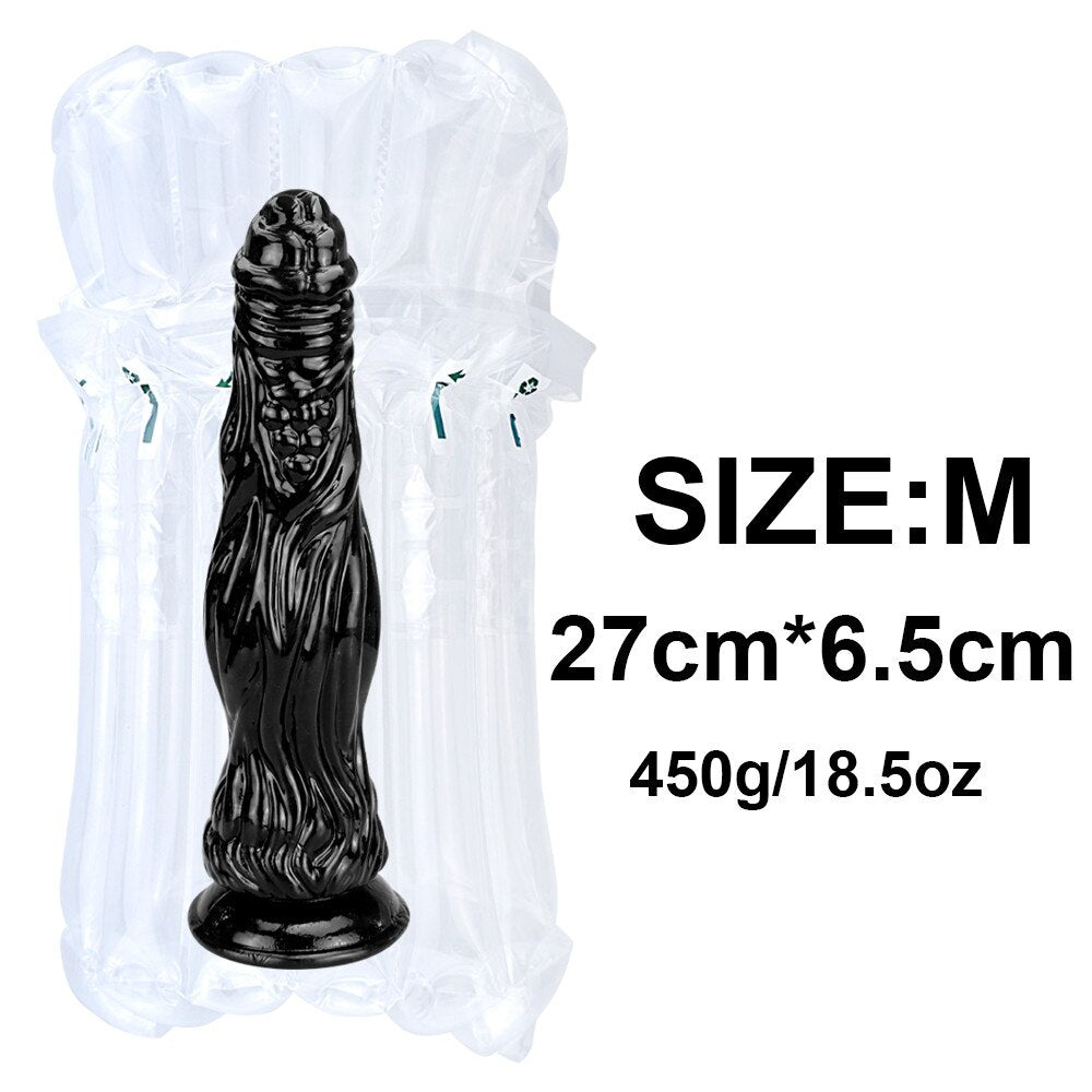 ม้า Anal Dildos ประดิษฐ์อวัยวะเพศชาย Cock พร้อมถ้วยดูด G-Spot Dildos สำหรับผู้หญิง Anal ของเล่น Sextoy Femme อุปกรณ์สำหรับผู้ใหญ่เซ็กซ์ทอยสำหรับสตรี