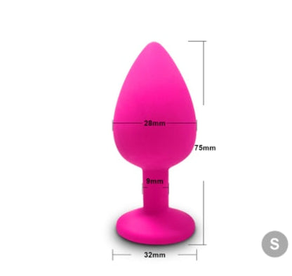 อุปกรณ์ช่วยตัวเองทางทวารหนักสำหรับหญิงชาย อุปกรณ์นวดต่อมลูกหมากซิลิโคนนุ่ม เครื่องสั่นกระสุนขนาดเล็กสำหรับผู้ใหญ่ 18+