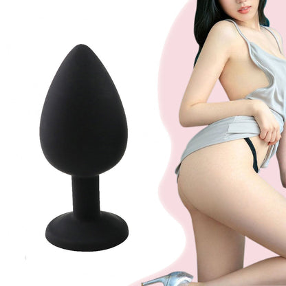 ของเล่นทางเพศทวารหนัก ซิลิโคนปลั๊กบัทของเล่นทางเพศทวารหนักจุกก้นสั่นสำหรับผู้หญิง/ผู้ชาย ของเล่นทางเพศทวารหนักสำหรับผู้หญิง เกย์จุกก้น