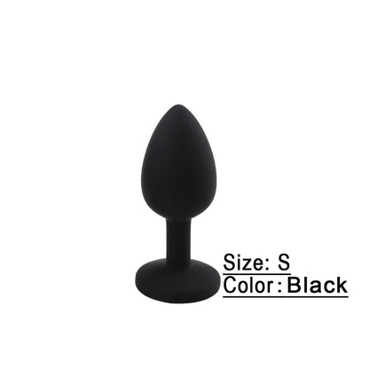 ของเล่นทางเพศทวารหนัก ซิลิโคนปลั๊กบัทของเล่นทางเพศทวารหนักจุกก้นสั่นสำหรับผู้หญิง/ผู้ชาย ของเล่นทางเพศทวารหนักสำหรับผู้หญิง เกย์จุกก้น