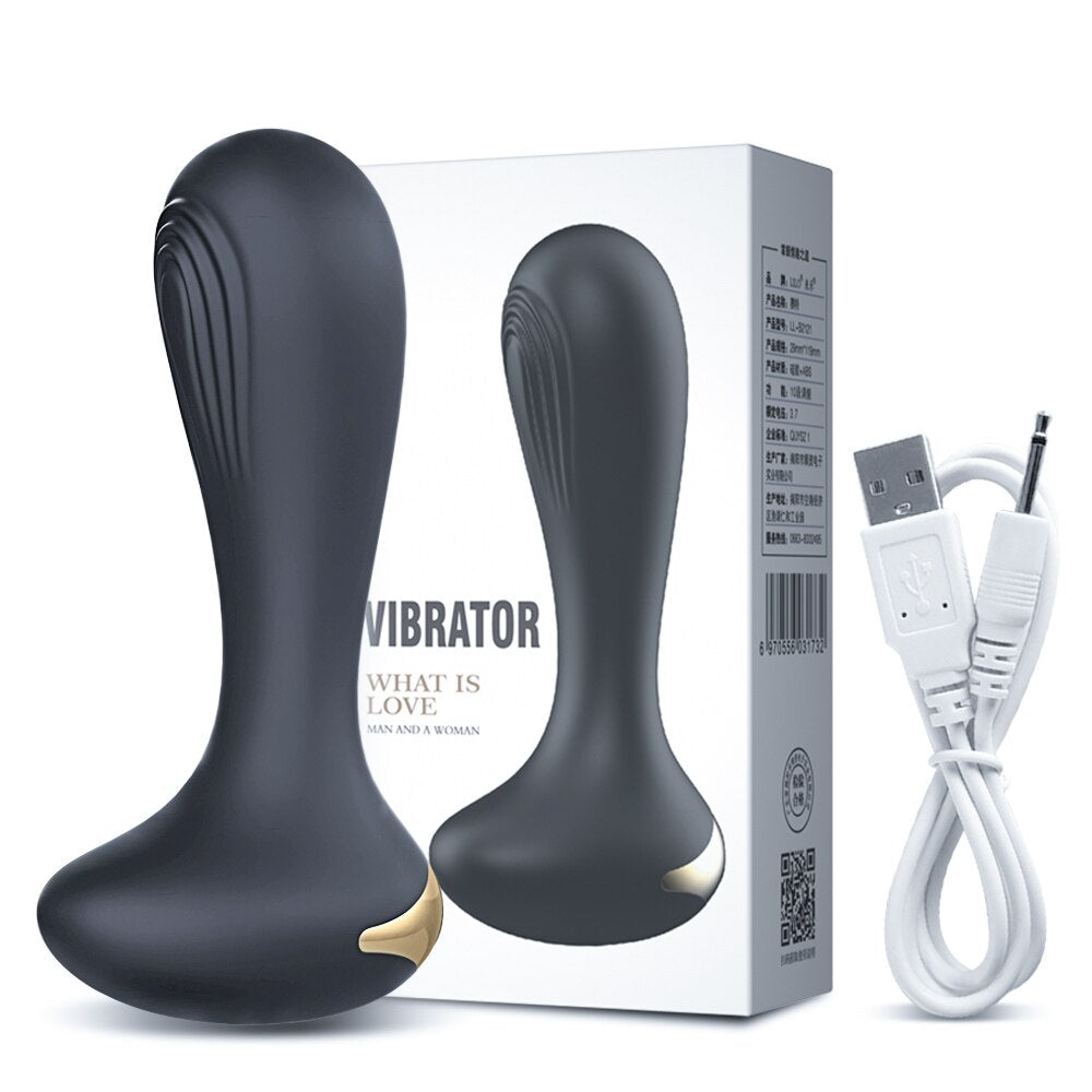 Anal Plug Vibrator หญิงเร้าอารมณ์ Butt Plug สำหรับผู้หญิงชาย Buttplug ซิลิโคนเซ็กซ์ทอย สำหรับผู้ชายหรือเกย์