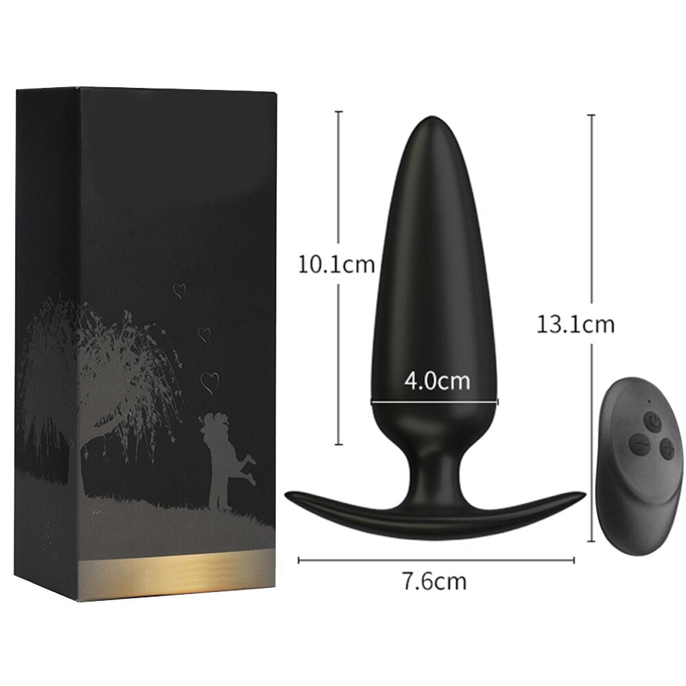 Anal Vibrator สำหรับผู้ชาย, รีโมทไร้สาย ซิลิโคน Butt Plug สำหรับเกย์, ของเล่นทางเพศสำหรับผู้หญิง, ผลิตภัณฑ์สำหรับผู้ใหญ่, เครื่องนวดต่อมลูกหมาก