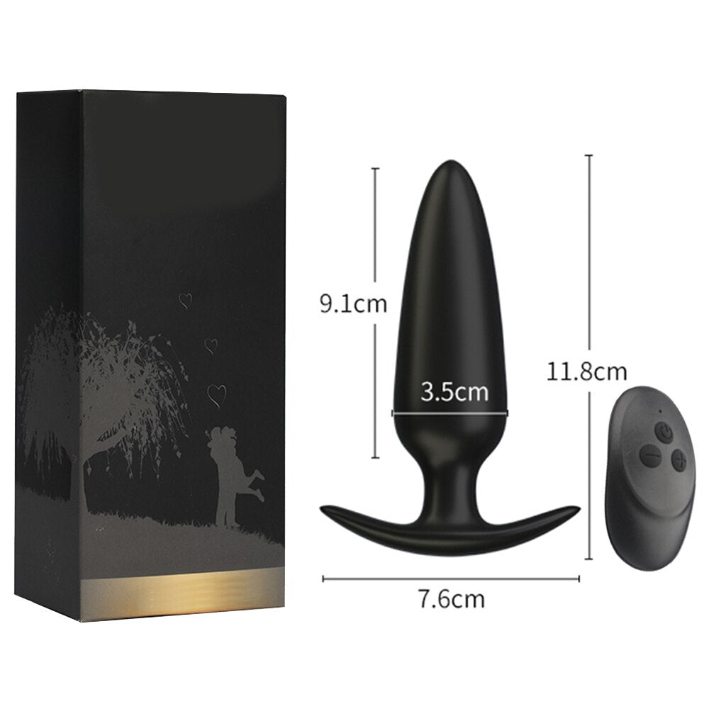 Anal Vibrator สำหรับผู้ชาย, รีโมทไร้สาย ซิลิโคน Butt Plug สำหรับเกย์, ของเล่นทางเพศสำหรับผู้หญิง, ผลิตภัณฑ์สำหรับผู้ใหญ่, เครื่องนวดต่อมลูกหมาก