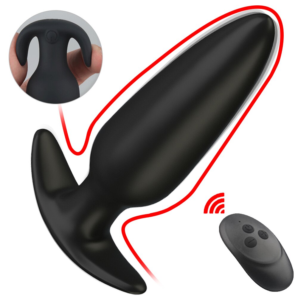 Anal Vibrator สำหรับผู้ชาย, รีโมทไร้สาย ซิลิโคน Butt Plug สำหรับเกย์, ของเล่นทางเพศสำหรับผู้หญิง, ผลิตภัณฑ์สำหรับผู้ใหญ่, เครื่องนวดต่อมลูกหมาก
