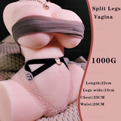 Artificial Vagina Anus Sexy Sex Toys Breasts Doll Male 18+ Half TPE Doll For Men Masturbator Penis Exerciser Adult Toys