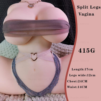 Artificial Vagina Anus Sexy Sex Toys Breasts Doll Male 18+ Half TPE Doll For Men Masturbator Penis Exerciser Adult Toys