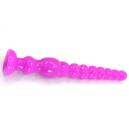 Anus Backyard Beads จุกเสียบก้นแบบยาวพร้อมฐานจุ๊บยางสำหรับนวดต่อมลูกหมาก ของเล่นทางเพศสำหรับผู้หญิง ผู้ชาย ผลิตภัณฑ์สำหรับผู้ใหญ่