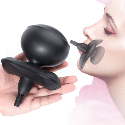 BDSM ปลอกรัดปากขนาดใหญ่พิเศษ แบบไร้สาย ชนิดเป่าลม ที่ถ่างขยายช่องปาก อุปกรณ์ควบคุมสำหรับคู่รักและทาส (สำหรับผู้ใหญ่)