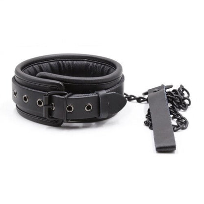 ปลอกคอ BDSM แบบมีโซ่เหล็กและหนังแท้สำหรับผู้หญิง ของเล่นทางเพศสำหรับคู่รัก อุปกรณ์รัดตรึงทางเพศ