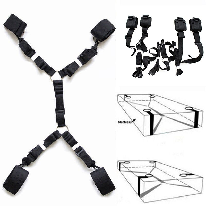 ของเล่น BDSM สายรัดกักกันใต้เตียง ของเล่นทางเพศสำหรับผู้หญิง คู่รัก ชุดพันธนาการ กุญแจมือรัดข้อมือ เกมสำหรับผู้ใหญ่ ของเล่น ร้านขายของเล่นทางเพศ