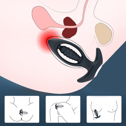 การสั่นสะเทือน Butt ปลั๊ก Dildo Vibrator นวดไร้สายรีโมทคอนโทรล Anal Plug G-Spot กระตุ้นของเล่นเพศสำหรับ Man/ผู้หญิง