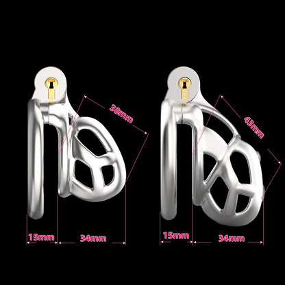 CHASTE BIRD สแตนเลส 316 Python V2.0 กรงจู๋แบบพิมพ์ 3 มิติ ห่วงรัดองคชาต Mamba กรงพรหมจรรย์ Cobra สำหรับผู้ชาย ของเล่นผู้ใหญ่