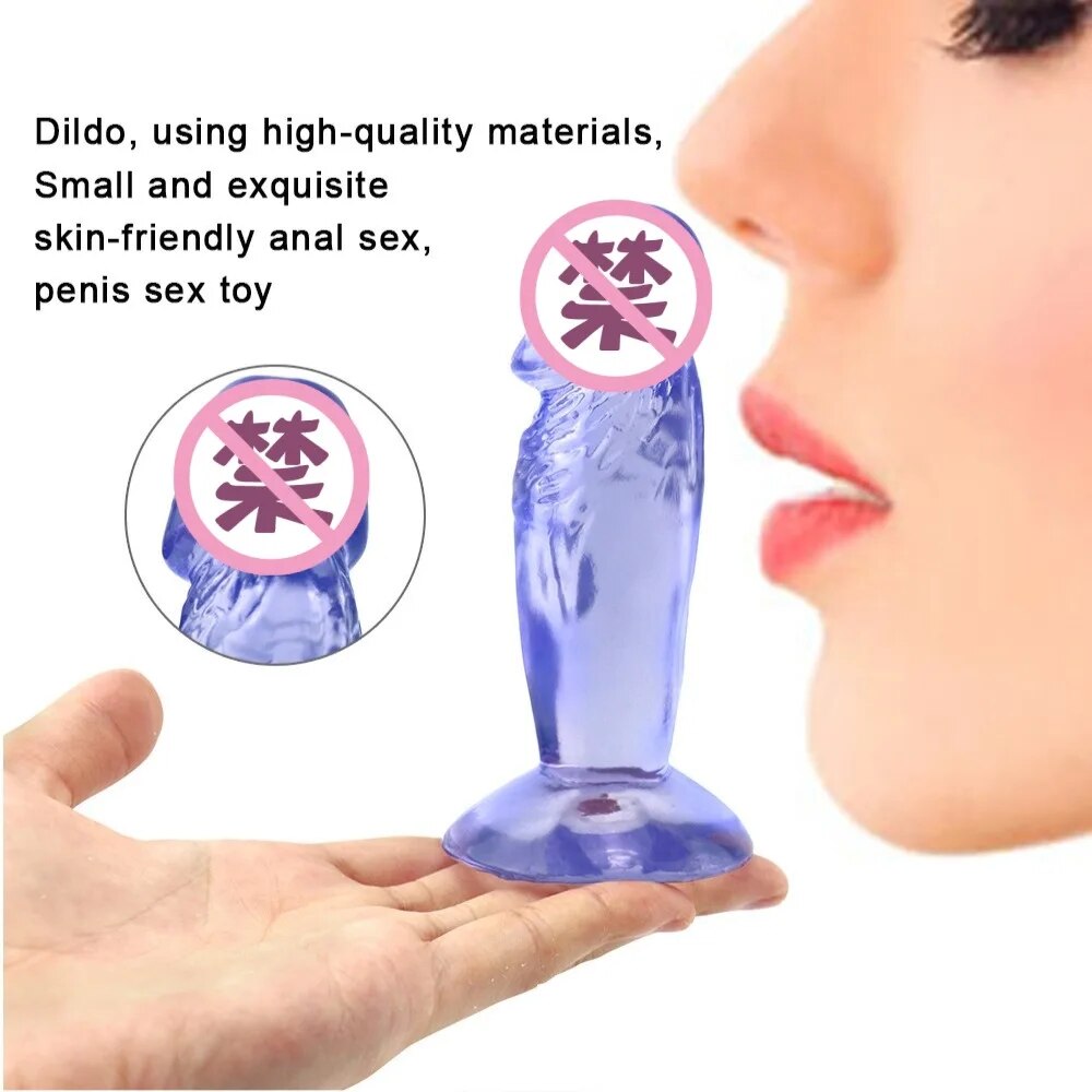 Small Dildo Multi-color Dildos For Women Thick Anal Plug Female Masturbator Adult Sex Toy Juguetes Sexuales Male Toy