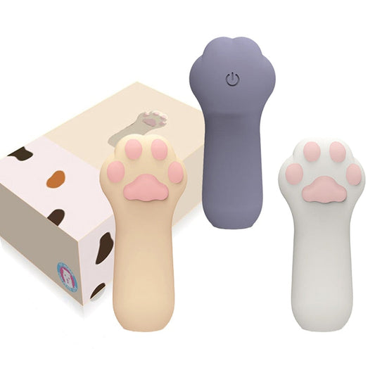 Cat Claw ปลายนิ้ว Vibrator ซิลิโคนแบบพกพาการ์ตูนเตียง Vibrator G Spot Clitoris Stimulator เซ็กซ์ของเล่นสำหรับผู้หญิง