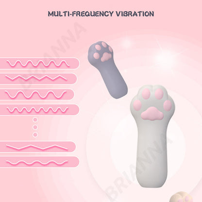 Cat Claw ปลายนิ้ว Vibrator ซิลิโคนแบบพกพาการ์ตูนเตียง Vibrator G Spot Clitoris Stimulator เซ็กซ์ของเล่นสำหรับผู้หญิง