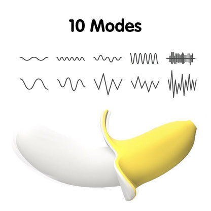 Banana-shaped Clitoral Vibrator G-Spot Stimulator Vaginal Silicone Dildo Female Masturbator Cute Adult Toy for Women Sex