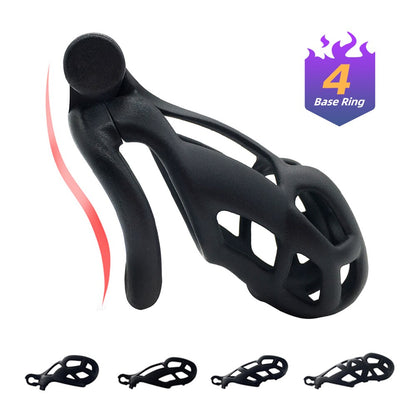 Cobra Male Chastity Device Kit, กรงครอบอวัยวะเพศชาย, ห่วงรัดอวัยวะเพศ, BDSM, ของเล่นผู้ใหญ่, ของเล่นทางเพศสำหรับผู้ชาย, ห่วงรัดองคชาต, ปลอกเรซิน, กรงฝึกอวัยวะเพศชาย