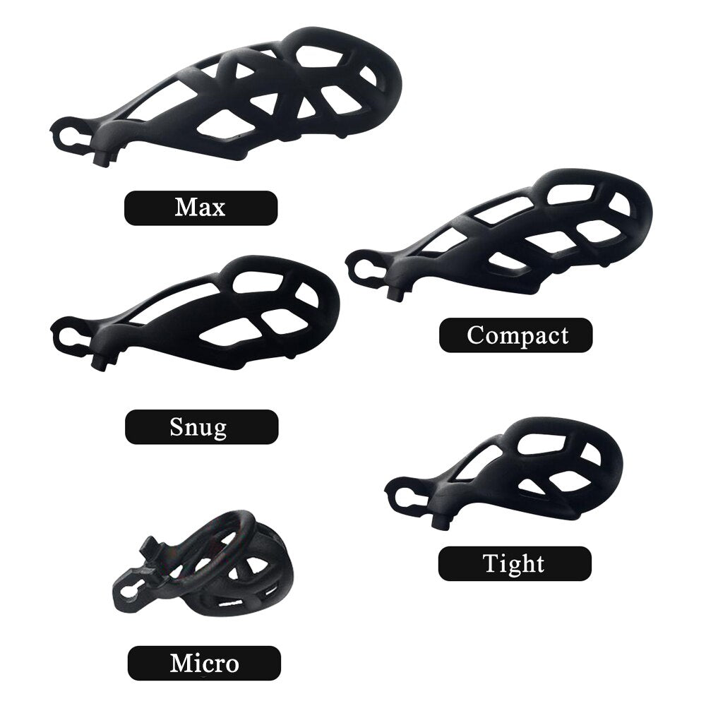 Cobra Male Chastity Device Kit, กรงครอบอวัยวะเพศชาย, ห่วงรัดอวัยวะเพศ, BDSM, ของเล่นผู้ใหญ่, ของเล่นทางเพศสำหรับผู้ชาย, ห่วงรัดองคชาต, ปลอกเรซิน, กรงฝึกอวัยวะเพศชาย