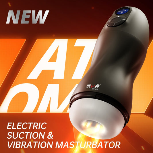 DRYWELL หุ่นยนต์เพศอัจฉริยะสำหรับผู้ชาย ดูดออรัลเซ็กส์ Masturbator ชายอัตโนมัติ 9 โหมดการดูด & 9 โหมดการสั่นสะเทือน & 1 โหมดบูสต์ ฟังก์ชันทำความร้อน หญิงแท้คราง สินค้าสำหรับผู้ใหญ่สำหรับผู้ชาย