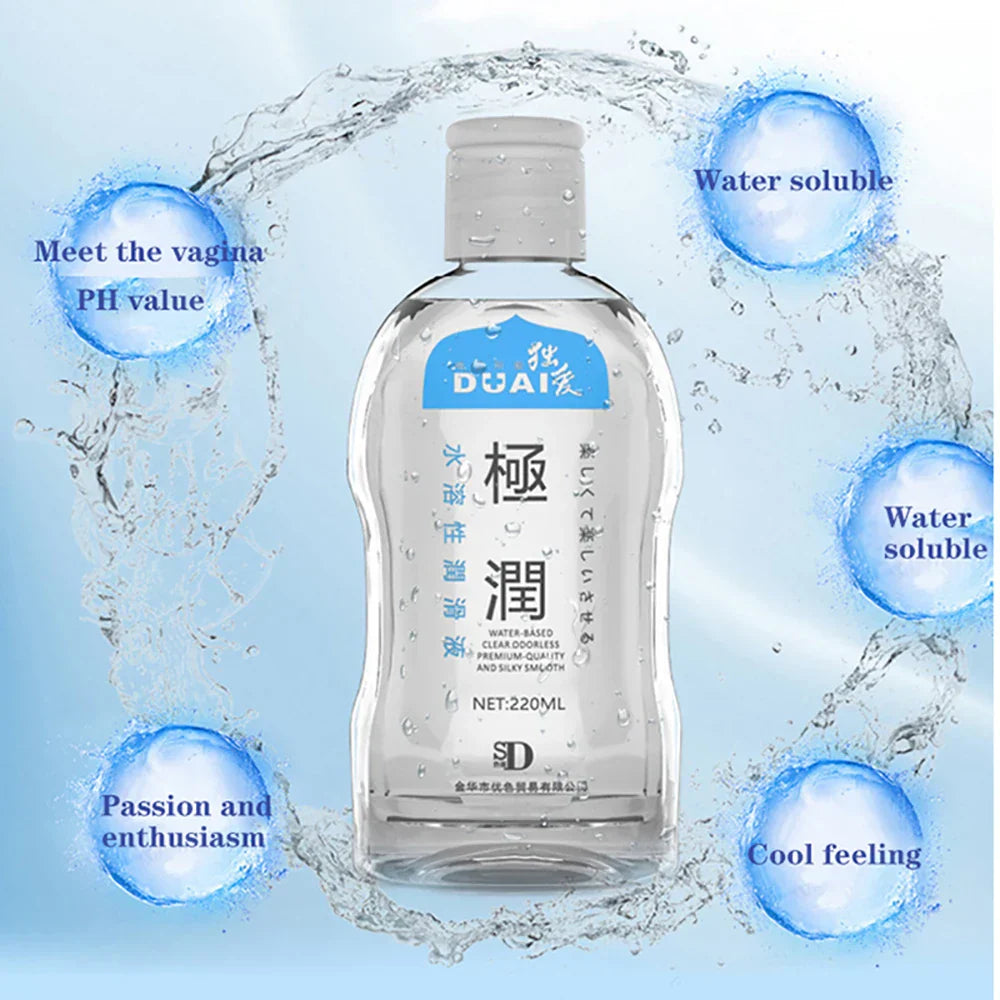 DUAI 220ML Anal Lubricant for sex water based lubricant Personal lubricant sexual massage oil sex lube . Adult Sex products