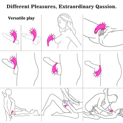 Penile Ring Delay Lock Sperm Vibrator Tongue Licking G-Spot Vaginal Clit Stimulator Orgasm Penis Lock for Men