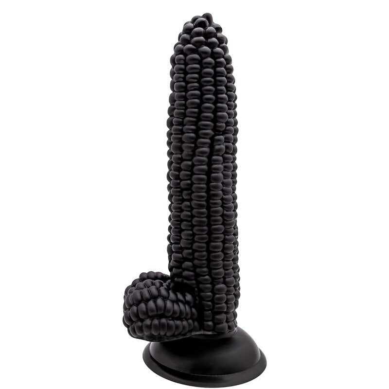Real Corn Silicone Dildo Anal Plug Suction Cup Vegetable Dildo Sex Toy for Women Vaginal Massage G-Spot Masturbator Good