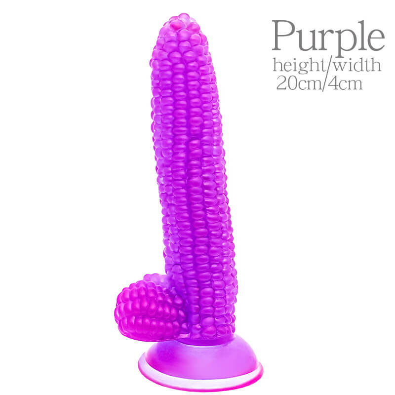 Real Corn Silicone Dildo Anal Plug Suction Cup Vegetable Dildo Sex Toy for Women Vaginal Massage G-Spot Masturbator Good