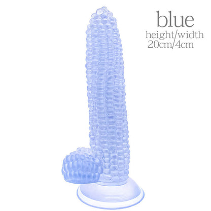 Real Corn Silicone Dildo Anal Plug Suction Cup Vegetable Dildo Sex Toy for Women Vaginal Massage G-Spot Masturbator Good