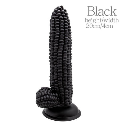 Real Corn Silicone Dildo Anal Plug Suction Cup Vegetable Dildo Sex Toy for Women Vaginal Massage G-Spot Masturbator Good