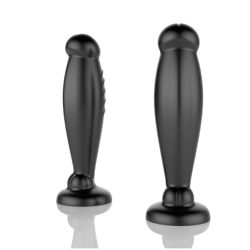 ของเล่นทางเพศทวารหนัก Dildo Butt Plug พร้อมตัวดูด เครื่องนวดต่อมลูกหมากสำหรับชาย หญิง เกย์ ตัวขยายทวารหนัก ลูกปัดทวารหนัก