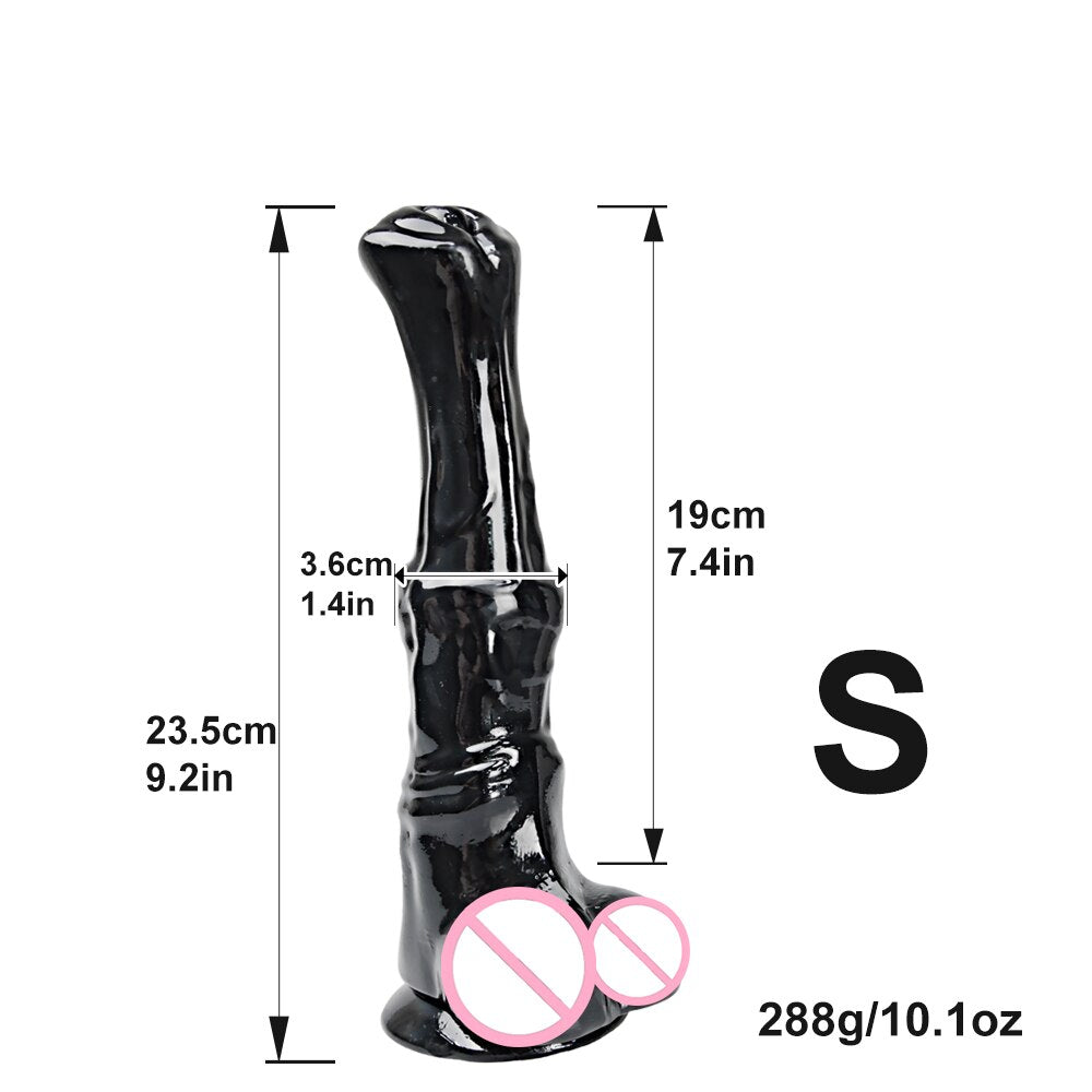 ม้ายักษ์ Dildo สมจริงอวัยวะเพศชาย Cock หญิง Masturbator สัตว์ Dildo Anal Plug ของเล่นสำหรับผู้ใหญ่18เซ็กซ์ทอยสำหรับผู้ชายผู้หญิงเลสเบี้ยน