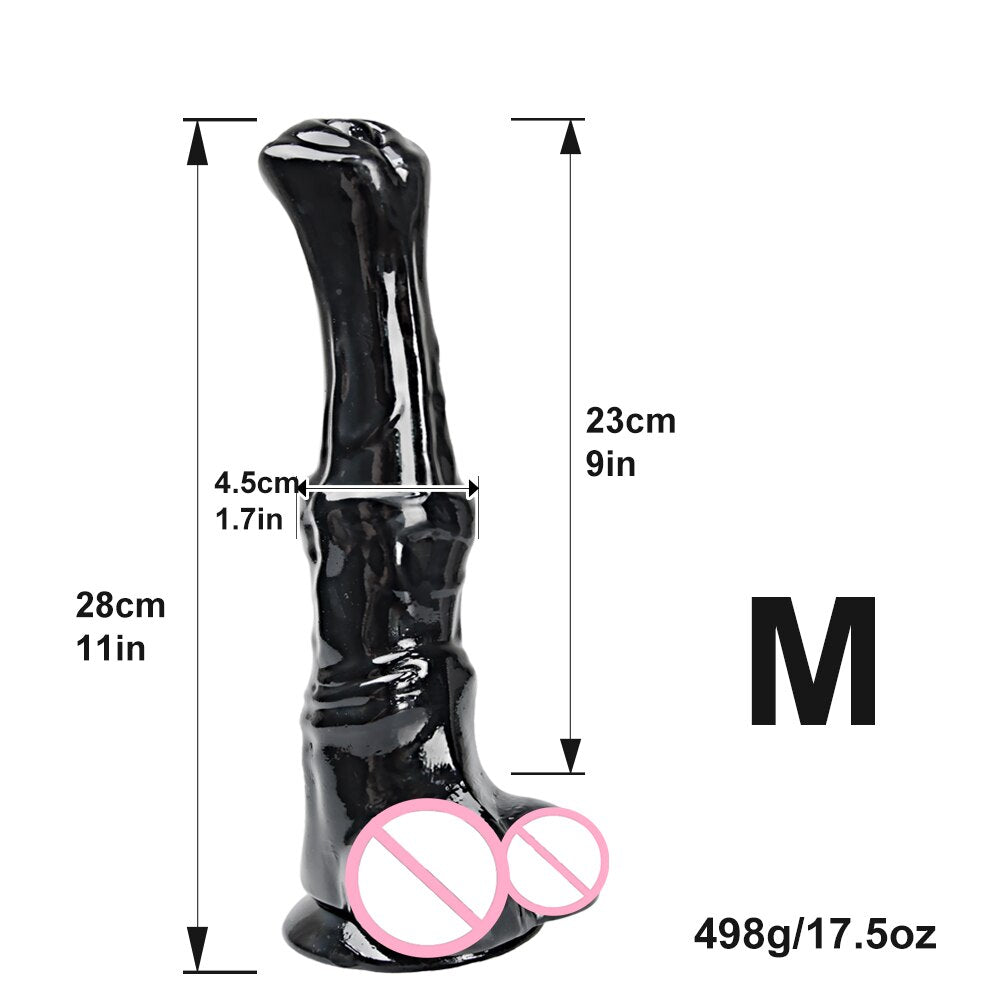 ม้ายักษ์ Dildo สมจริงอวัยวะเพศชาย Cock หญิง Masturbator สัตว์ Dildo Anal Plug ของเล่นสำหรับผู้ใหญ่18เซ็กซ์ทอยสำหรับผู้ชายผู้หญิงเลสเบี้ยน